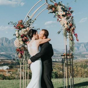 Rose Gold/Copper Metal Arch