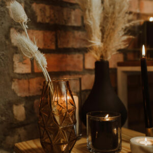 Amber Geo Vase (Tall & Narrow)