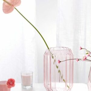 Blush Riffle Vase