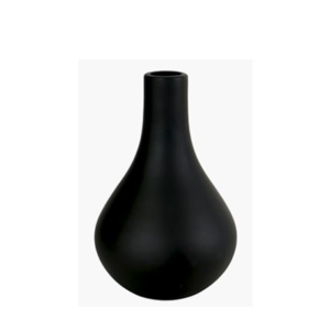 Matt Black Bottle Vase