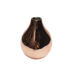Rose Gold Pear Vase
