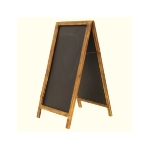 A-Frame Wooden Chalkboard