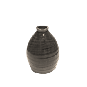 Grey Zebra Vase