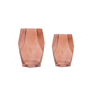 Rose Gold Hex Vase (M)