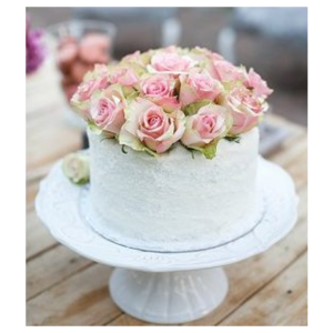 White Lace Ceramic Cake Stand