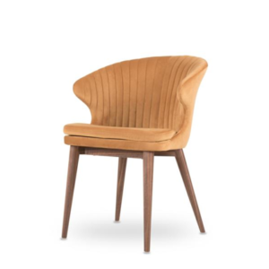 Mustard Yellow Shell Chair