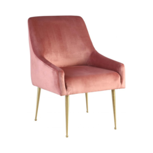 Mauve Velvet Chair