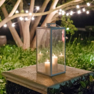 White Metal Lantern (XL)