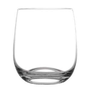 Round tumbler glass
