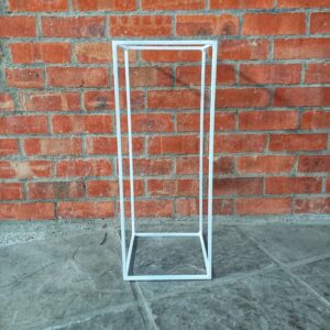 White Floral Stand