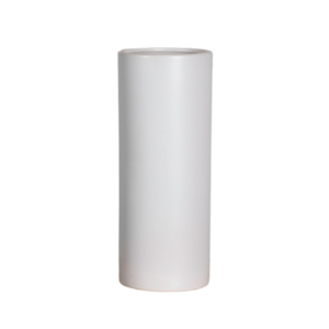 White Ceramic Cylinder