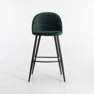 Green Velvet Bar Chair