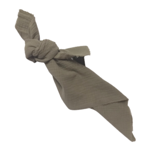 Sage Frayed Serviette